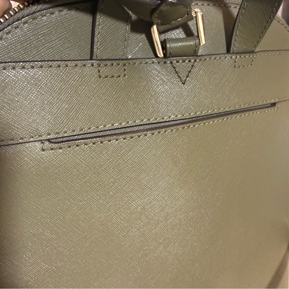 Michael Kors Olive Backpack, rare find, sold out everywhere. NWOT - Picture 5 of 9